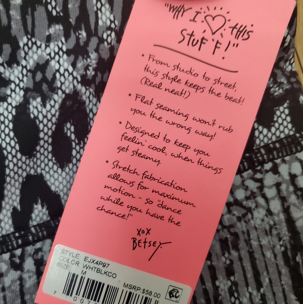 Betsey Johnson workout leggings - Picture 6 of 8